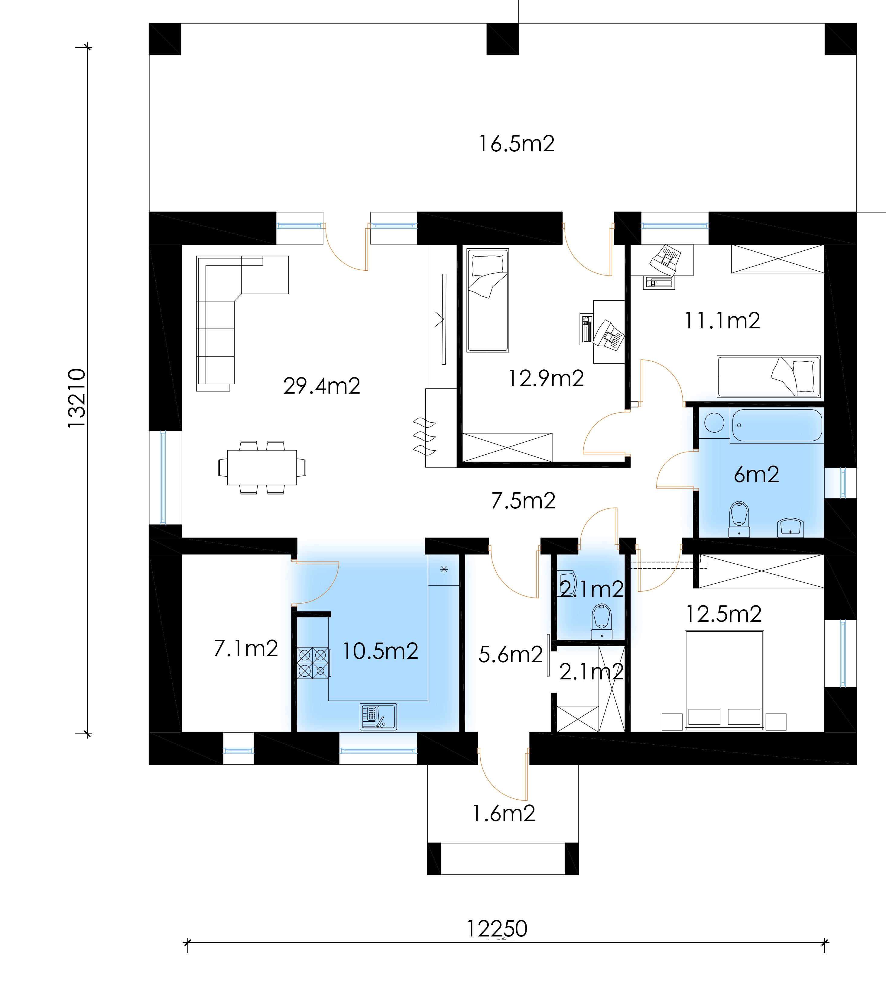 Проект 2-217 🏠 - примеры, отзывы, планировка, характеристики, состав.